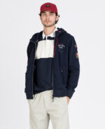 PAUL & SHARK duks zip organski pamuk Kipawa - TEGET-NAVY-013