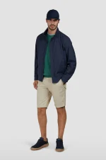 Muška prelazna jakna Paul & Shark | Typhoon vodootporna tehnologija, Pertex materijal | Teget boja, otporna na vetar | Veličine XS do 6XL | yachtingfashion.rs