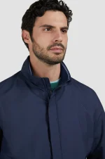 Muška prelazna jakna Paul & Shark | Typhoon vodootporna tehnologija, Pertex materijal | Teget boja, otporna na vetar | Veličine XS do 6XL | yachtingfashion.rs