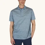 Muška polo majica od lana i pamuka Paul & Shark 24411227 193