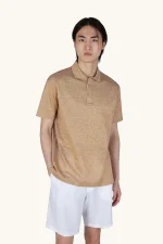 Muška polo majica od lana i pamuka Paul & Shark 24411227 241