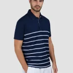 Muška polo majica od pike pamuka sa prugama Paul & Shark 25411223 219