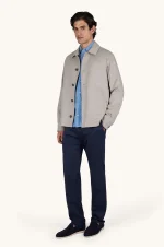 Chino pantalone od svile i rastegljivog pamuka 25414043 013 - Slika 3