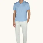 Chino pantalone od svile i rastegljivog pamuka 25414043 030