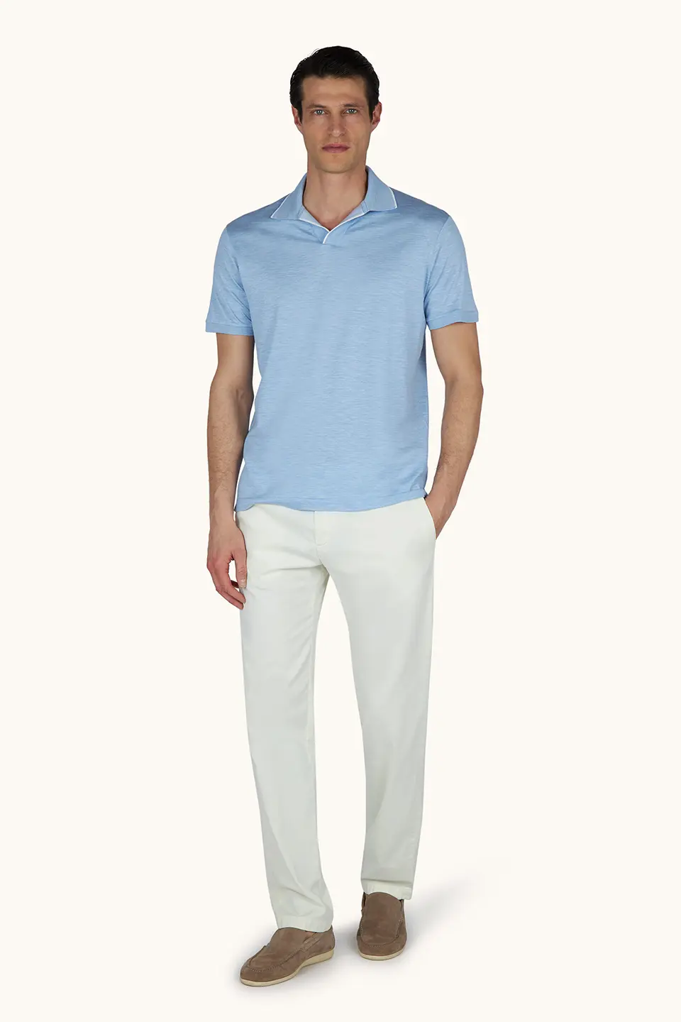 25414043-030-lf-v Chino pantalone od svile i rastegljivog pamuka 25414043 030 - Slika 1