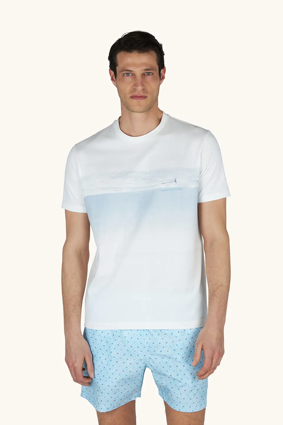 26411053-108-af Muška dvobojna t-shirt majica Paul & Shark 26411053 108 - Slika 1