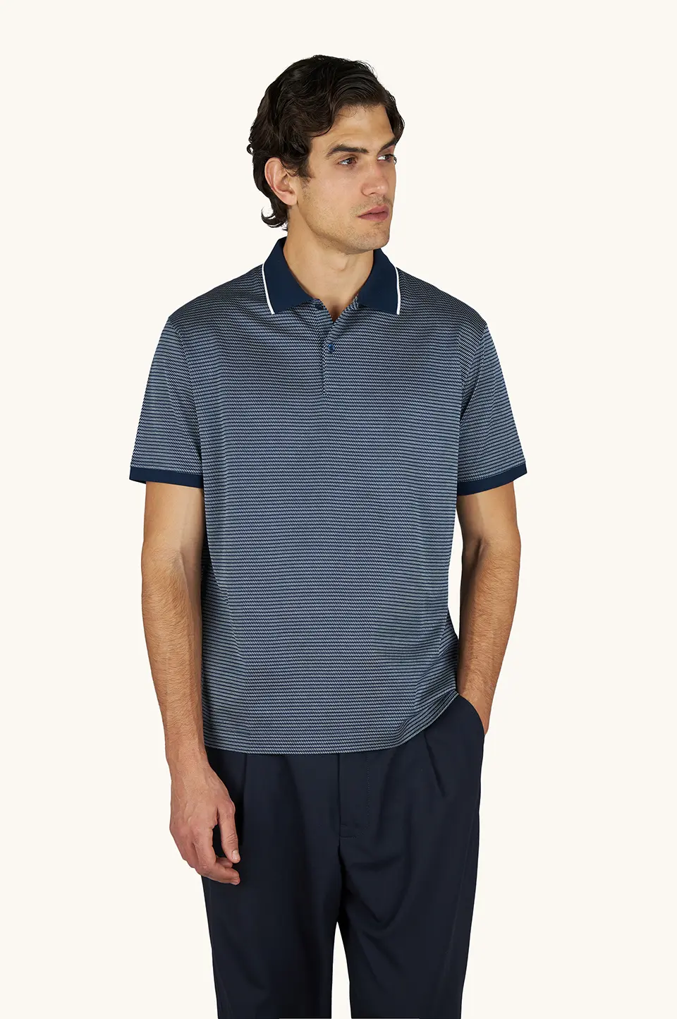26411241-167-af-v Polo majica od dvostruko mercerizovanog pamuka 26411241 167 - Slika 1