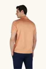 Polo majica od žerseja sa lanenim detaljima 26411249 231 - Slika 4