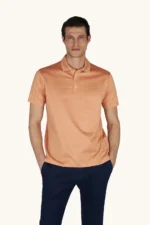 Polo majica od žerseja sa lanenim detaljima 26411249 231