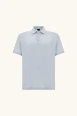 X-Soft polo majica od pamučnog žerseja sa detaljima od lana 26411253 394 - Slika 7
