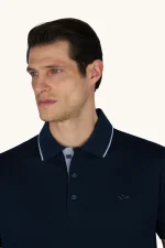 Muška teget polo majica Paul & Shark 26411272 013 - Slika 3