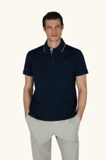 Muška teget polo majica Paul & Shark 26411272 013
