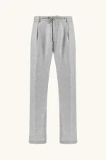 Lanene chino pantalone sa učkurom i faltom 26414057 064 - Slika 5
