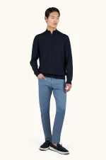 Džemper od 140's super fine Merino vune sa rajsferšlusom 99311035 050 - Slika 2