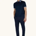 Muške teget texas pantalone Paul & Shark 26414123 J03 