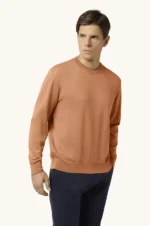 Džemper sa okruglim izrezom od vune i svile Paul & Shark 16311042 673