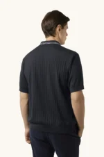 Vunena polo majica Paul & Shark sa prugastim detaljima 16311165 050 - Slika 4