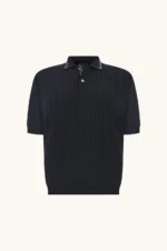 Vunena polo majica Paul & Shark sa prugastim detaljima 16311165 050 - Slika 6