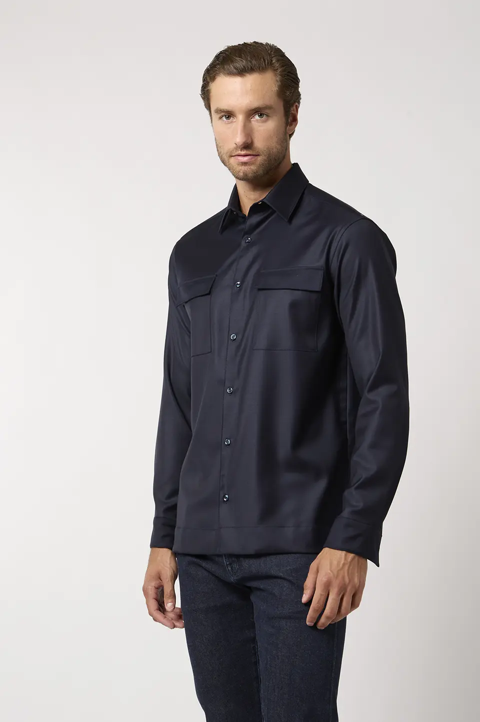 16313209-013-af-v Vunena overshirt košulja Paul & Shark 16313209 013 - Slika 1