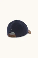 Paul & Shark kačket od Merino 150's vune i prevrnute kože 16317104 050 - Slika 2