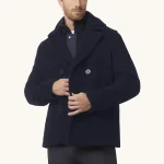 Klasični Peacoat kaput od vune i kašmira Paul & Shark 15312361 050