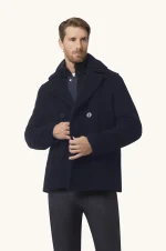Klasični Peacoat kaput od vune i kašmira Paul & Shark 15312361 050