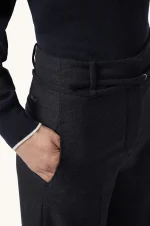 Ženske Palazzo pantalone od vunenog kepera Paul & Shark 16354081 013 - Slika 5