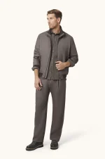 Braon Jersely® košulja/jakna (Overshirt) Paul & Shark 26413318 090 - Slika 2