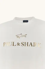 Majica kratkih rukava od laganog pamučnog žerseja sa štampom Paul & Shark 99311007 10E - Slika 2