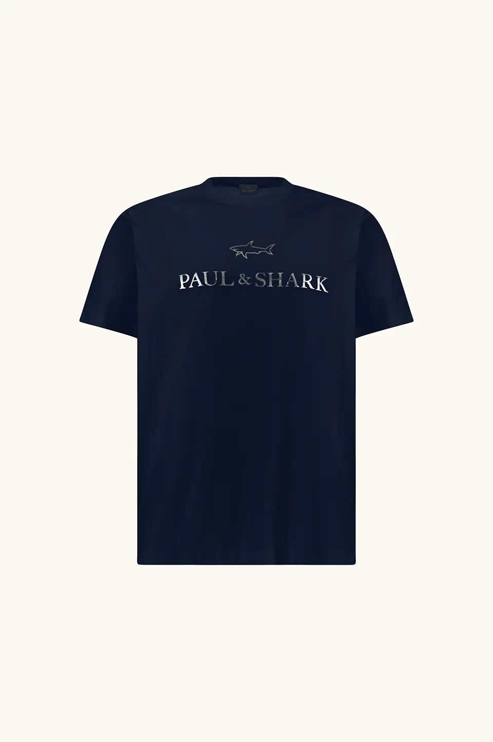 99311007-50F-f-v Majica kratkih rukava od laganog pamučnog žerseja sa štampom Paul & Shark 99311007 50F - Slika 1
