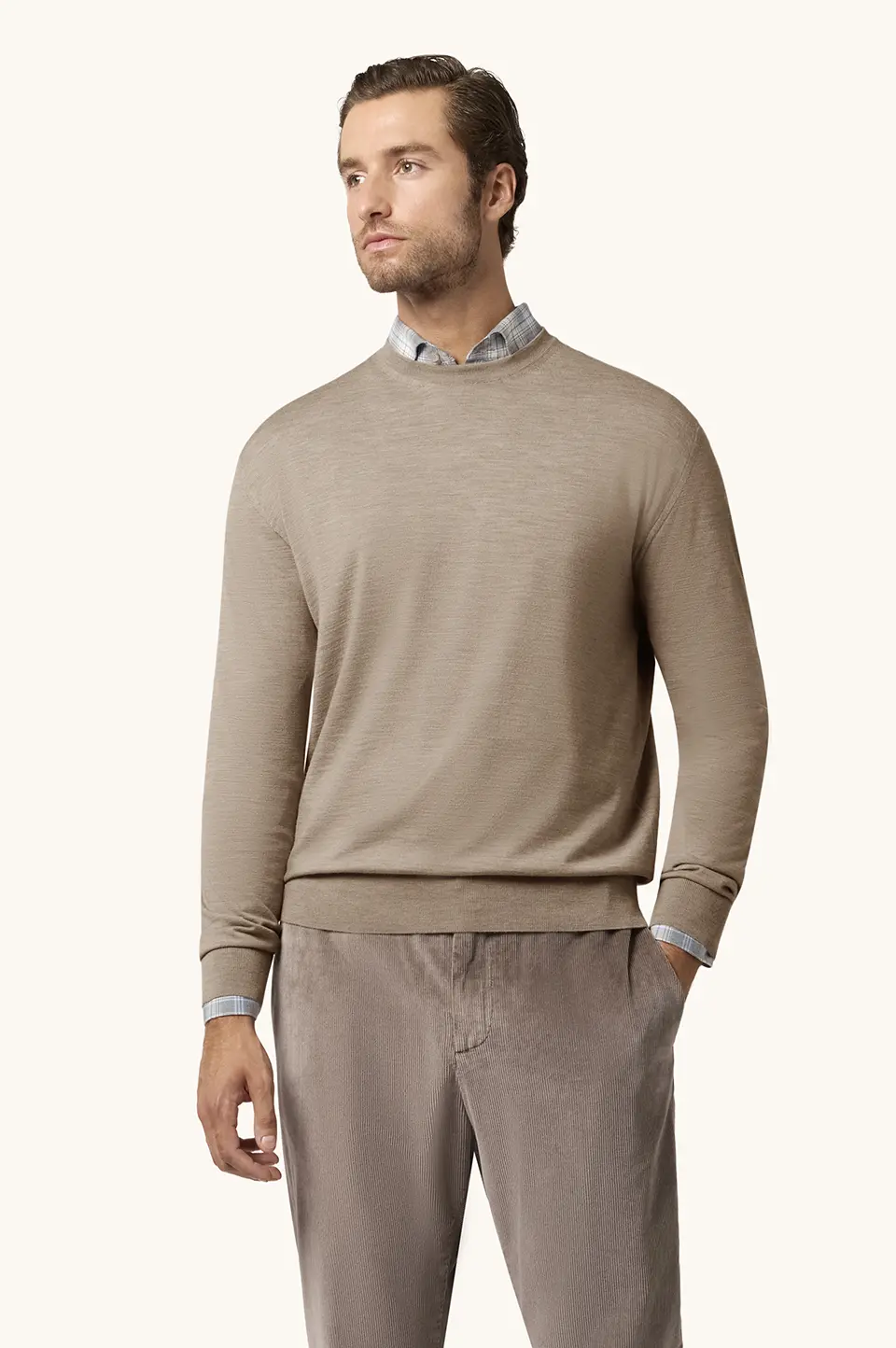 99311034-226-af-v Džemper od 140'S super fine merino vune sa okruglim izrezom Paul & Shark 99311034 226 - Slika 1